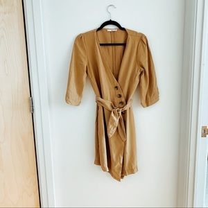 Mango Khaki Dress